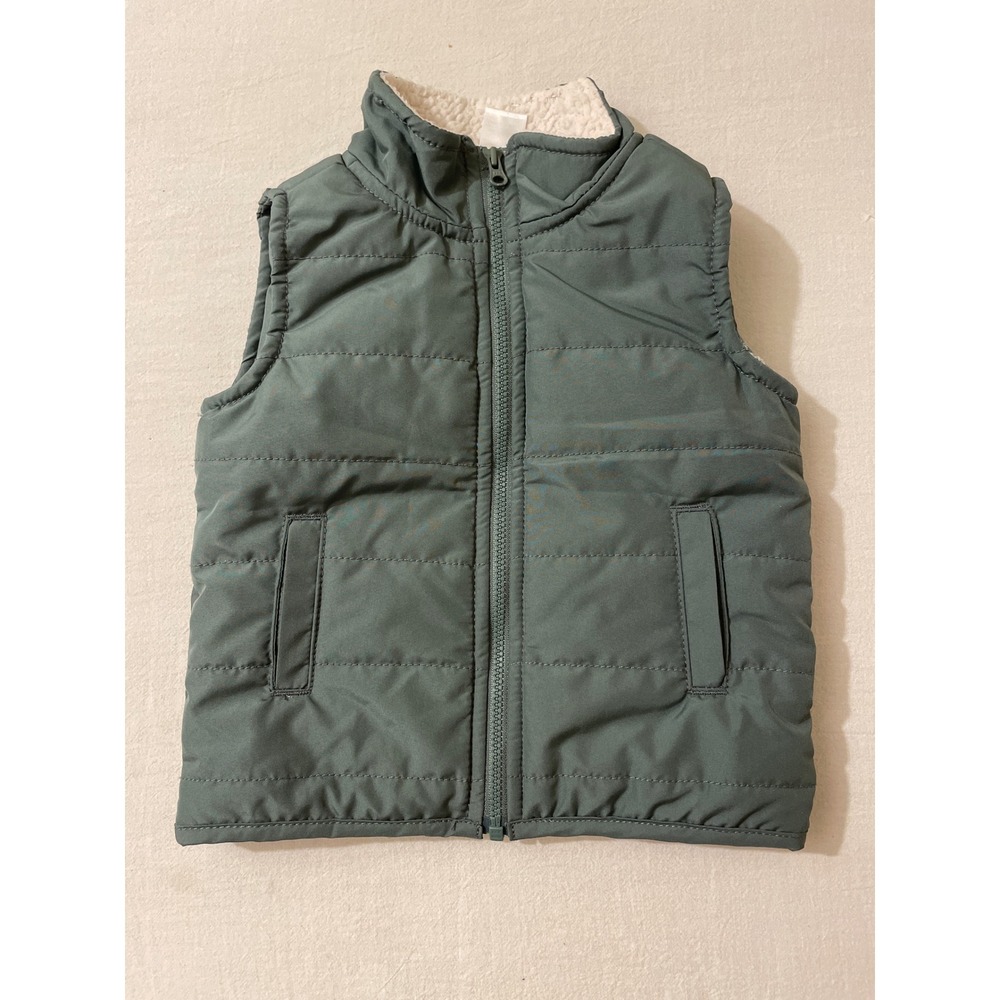 Carters Kids 18 Months Puffer Vest Sleeveless Jacket Coat‎ Warm Outerwear
